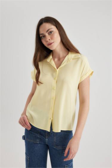 Regular Fit Basic Short Sleeve Shirt