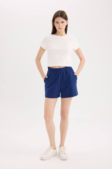 شورت برجل عادي وخصر مطاطي