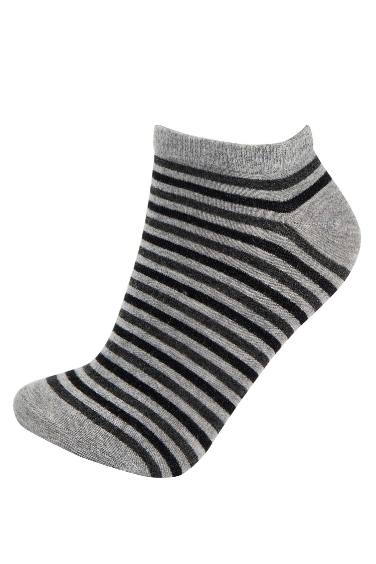Men Patterned 2-Pack Bamboo Short Socks