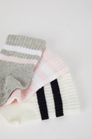 جوارب طويلة قطن - 3 قطع