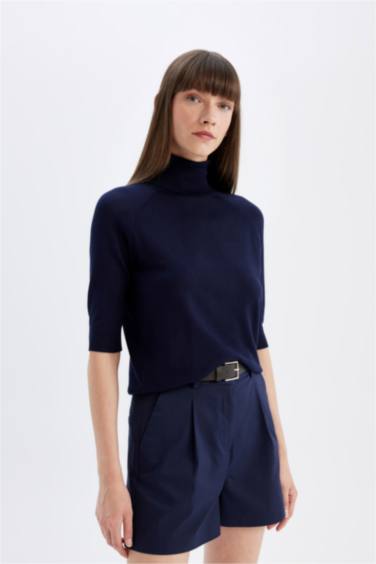 بلوفر تريكو بيزك سادة قصة عادية هاي كول