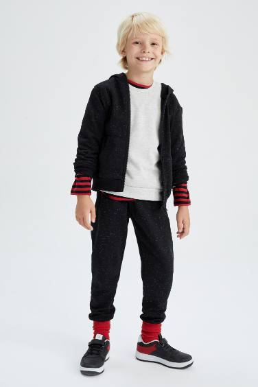 Boys Slim Fit Back To School Jogger Sweatpants
