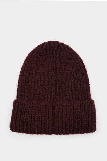 Bonnet à étiquette tissée pour homme