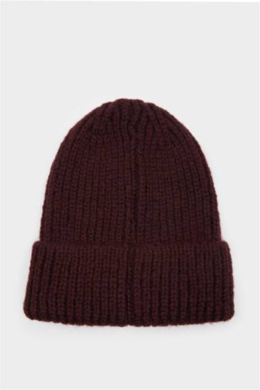 Bonnet à étiquette tissée pour homme