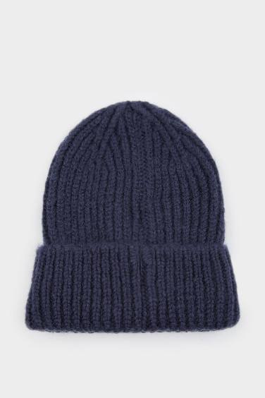 Bonnet à étiquette tissée pour homme