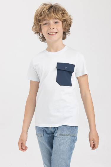 Boy Regular Fit Crew Neck Short Sleeved T-Shirt