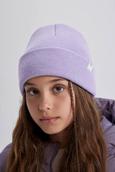 Girl Acrylic Knitwear Beret