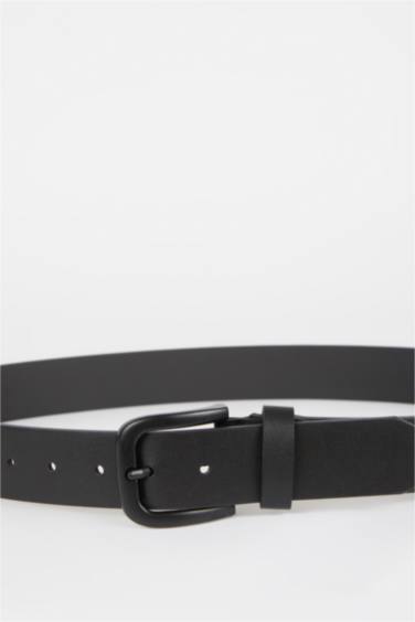 Men's Faux Leather Belt