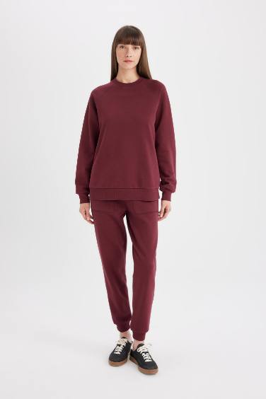 سروال سويت بانتس جوجر تقيل سامبل قصة عادية و رباط