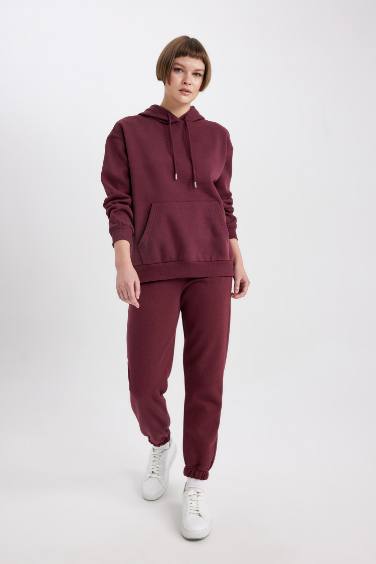 jogger With Pockets Thick Sweatshirt Fabric Trousers