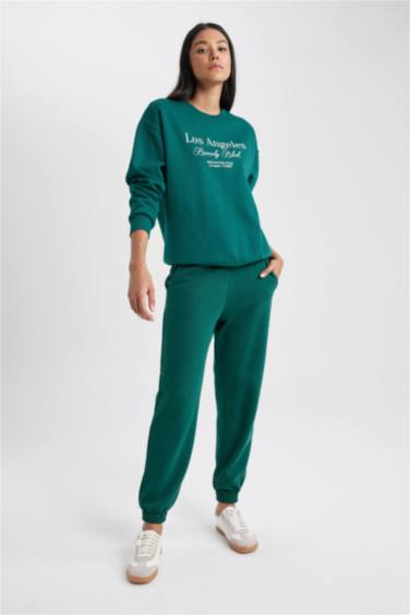 بنطلون سويت بانتس جوجر تقيل بأستك من تحت