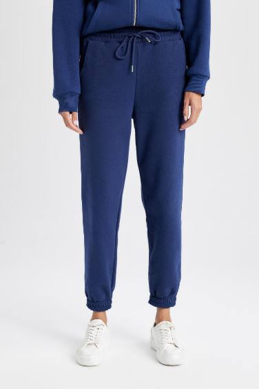 Jogging basique à taille normale avec poches