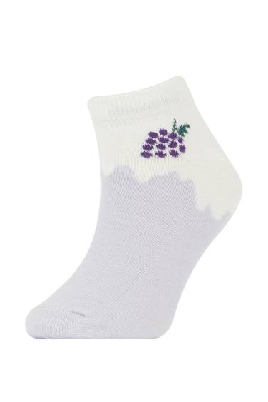 Girls' Cotton 7-Pack Short Socks