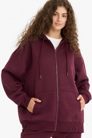 Oversize Fit Hooded Sweatshirt