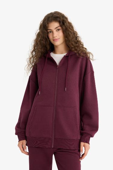 Oversize Fit Hooded Sweatshirt