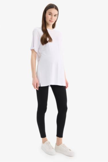 Skinny Fit Knitted Maternity Bottoms