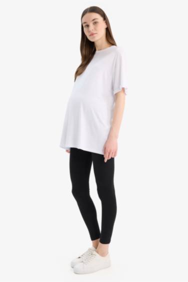 Skinny Fit Knitted Maternity Bottoms