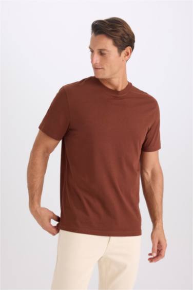 New Regular Fit Crew Neck Short Sleeve T-Shirt