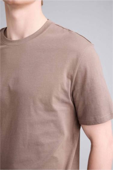 NEW REGULAR FIT %100 Pamuk Basic Tişört - Görsel 4