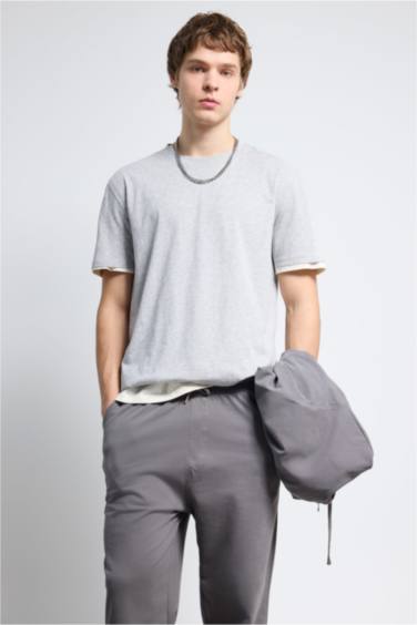 100% Cotton Regular Fit Crew Neck Basic T-Shirt