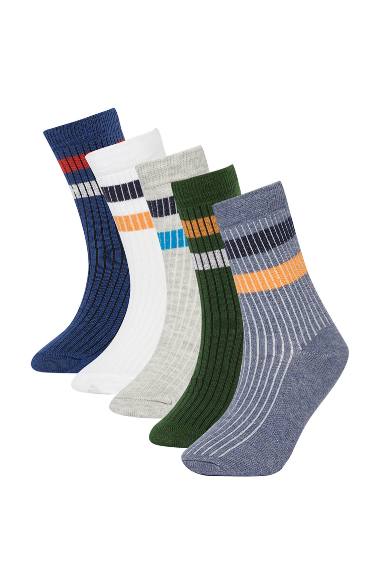 Boy 5 Piece Long Socks