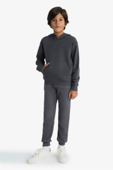 سروال قماش سميك قصة عادية