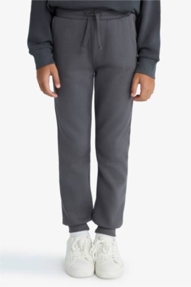 سروال قماش سميك قصة عادية