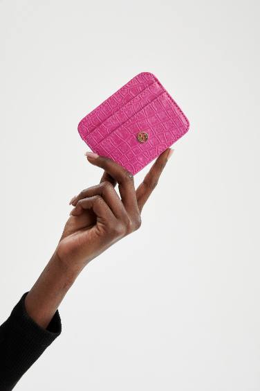 Kadın Suni Deri Croco Kartlık