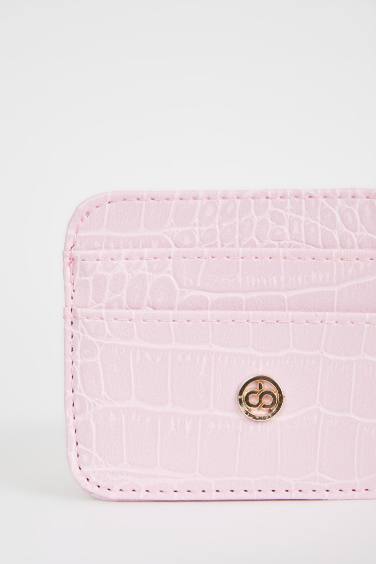 Kadın Suni Deri Croco Kartlık