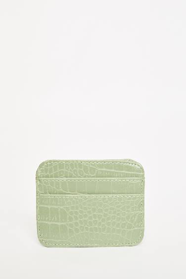 Kadın Suni Deri Croco Kartlık