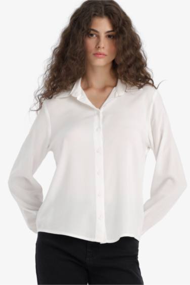 Chemise à manches longues Coupe régulière