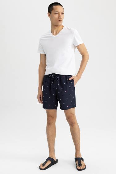 Regular Fit Above Knee Swimming Shorts