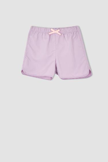 Girl Basic Elasticated Waist Swimming Shorts