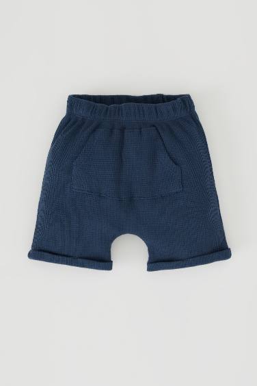 Short à coupe régulière avec poche à taille flexible pour Bébé garçon