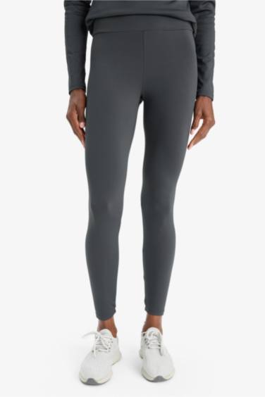 Warmtech Toparlayıcı Yüksek Bel İçi Yumuşak Tüylü Beli Saran Basıc Sporcu Tayt - Görsel 6