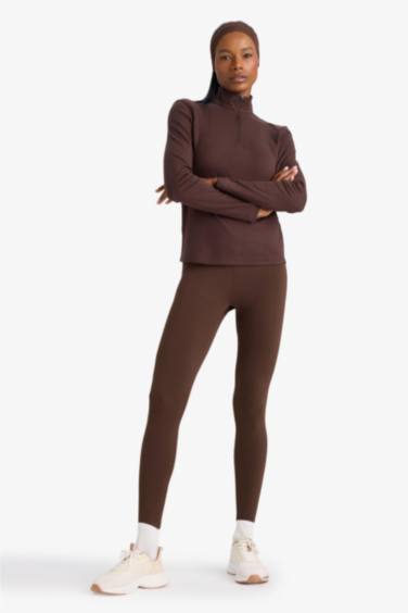 DeFactoFit High Waist Soft Fluffy Basic Leggings