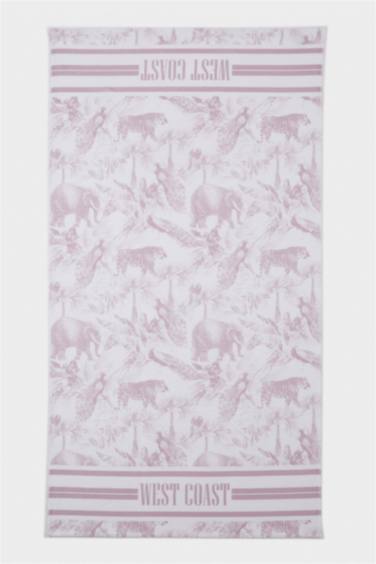 Woman Patterned Cotton Beach Towel