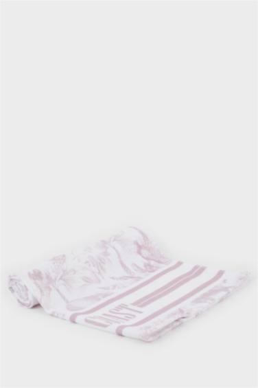 Woman Patterned Cotton Beach Towel