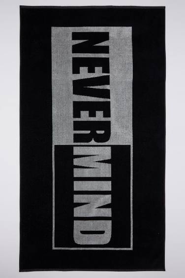 Man Patterned Cotton Beach Towel