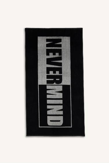 Man Patterned Cotton Beach Towel