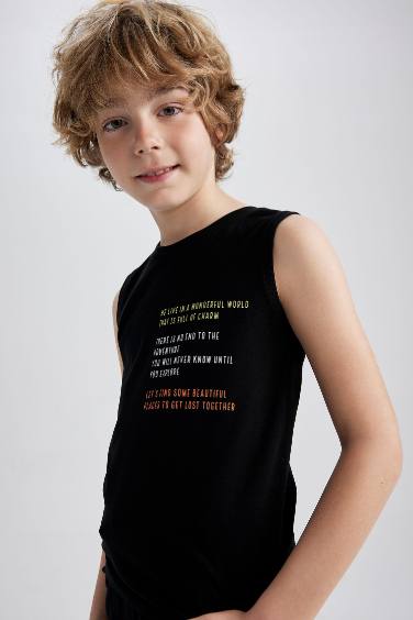 Boy Crew Neck Singlet