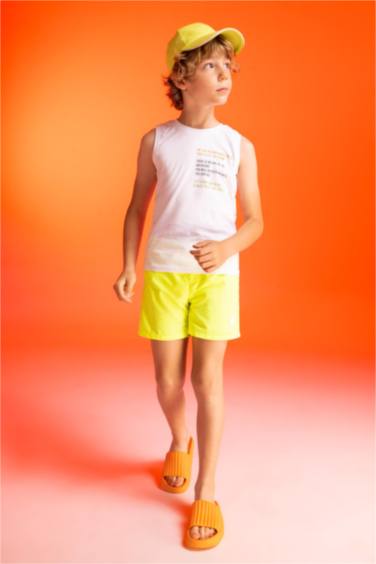 Boy Crew Neck Without Sleeve T-Shirt