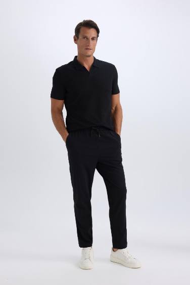 Slim Fit Short Sleeve Polo T-Shirt