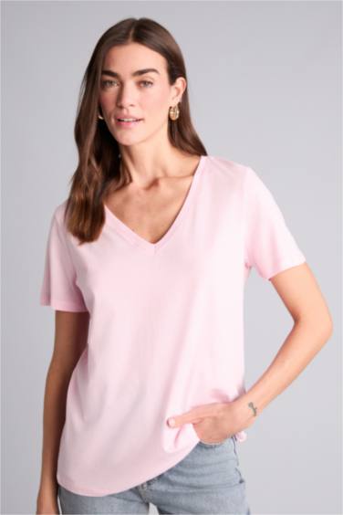 Basıc Penye Tişört - Görsel 3