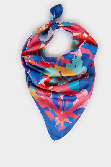 Woman Floral Scarf