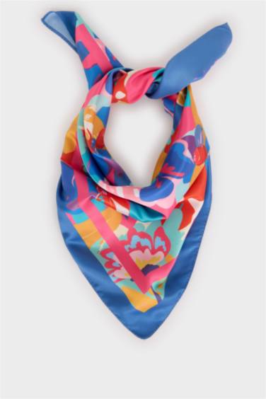 Kadın Çiçekli Fular