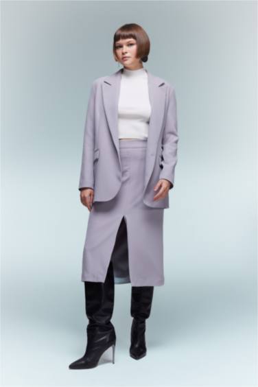 Oversize Fit Pocket Flap Blazer