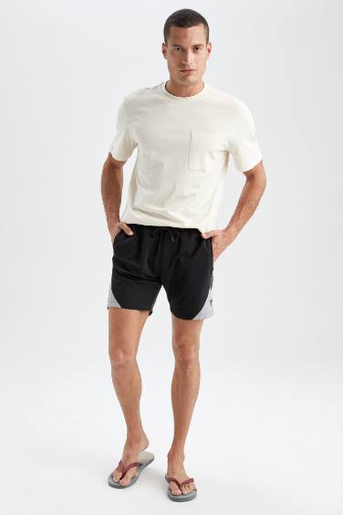 Defacto Fit Short de bain coupe régulière