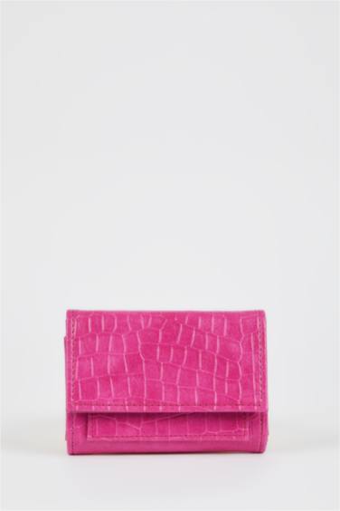 Kadın Suni Deri Croco Cüzdan