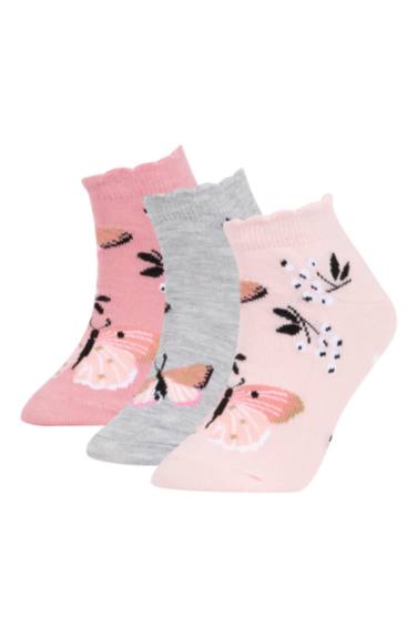 Короткие носки из хлопка для девочек